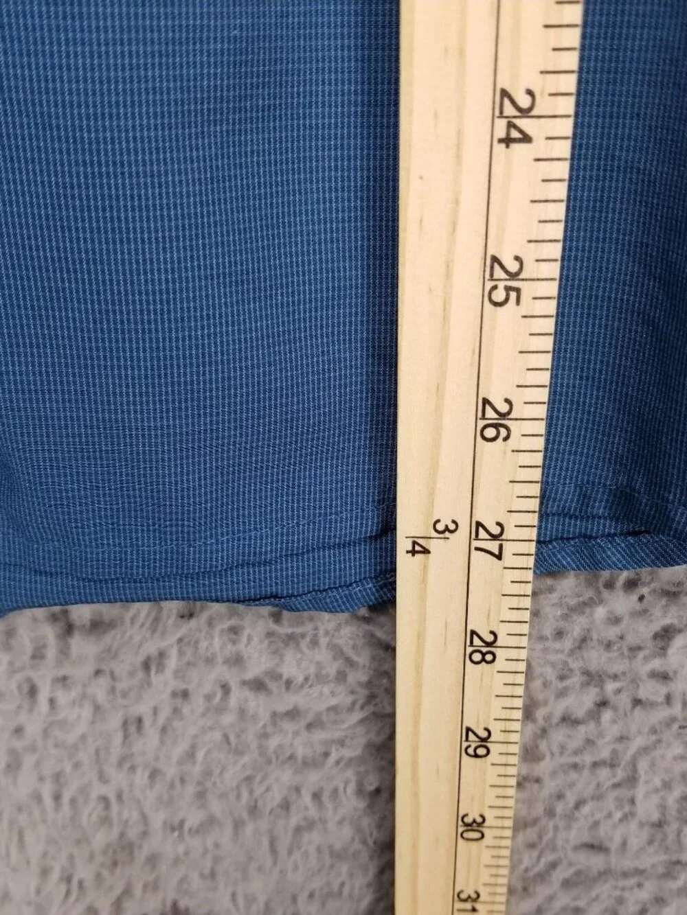 Eddie Bauer Shirt Womens XL Blue Long Sleeve Roll Tab Button Up Vented Mesh - Picture 8 of 9